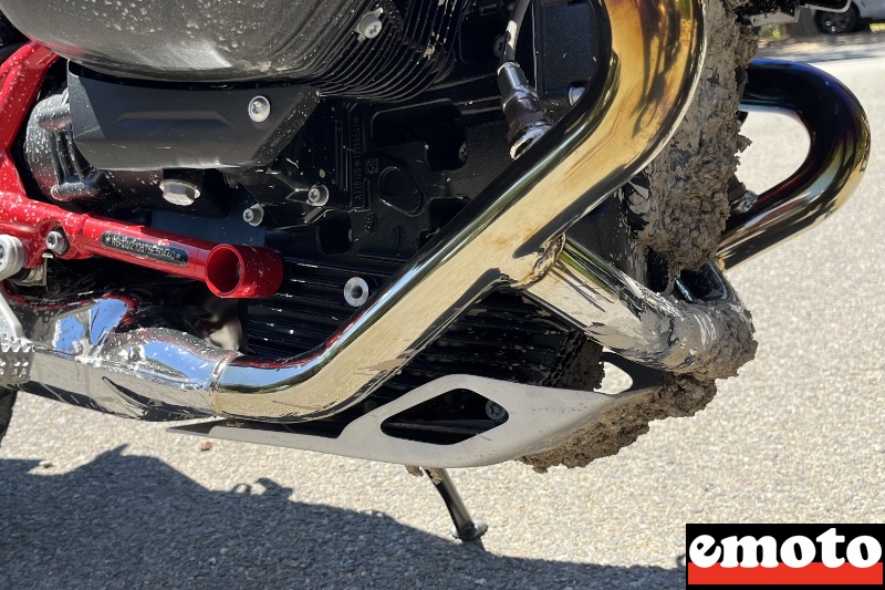 collecteur chrome et sabot avec la pack enduro option 719