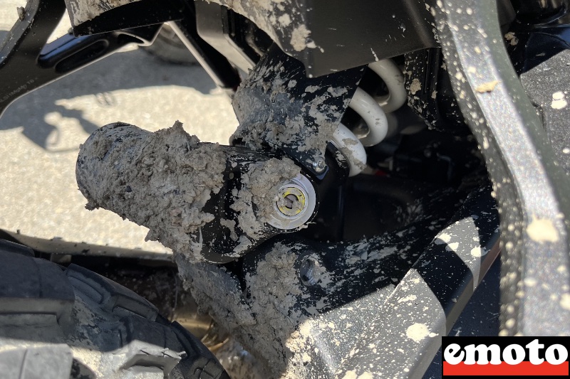reglage compression de l amortisseur assez expose