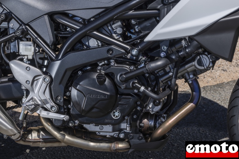 moteur de la sv 650 mais en euro5 avec une belle disponibilite