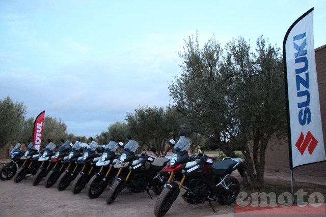 rallye v strom 2014 j1 marrakech marrakech les suzuki pretes pour le depart