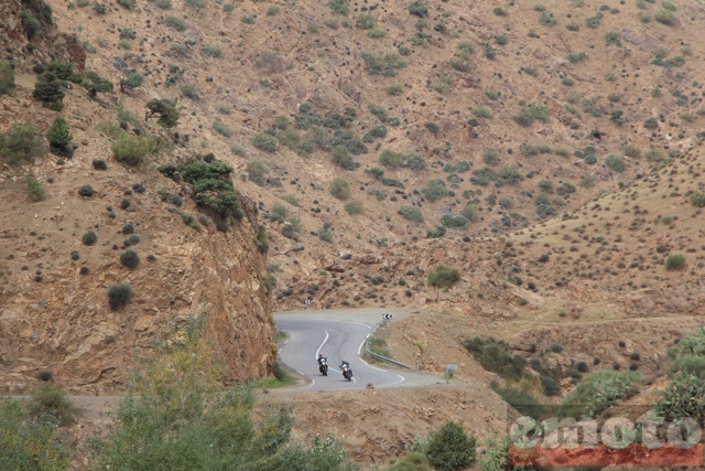 rallye v strom 2014 j2 marrakech ait ben haddou debut de l ascension du tichka