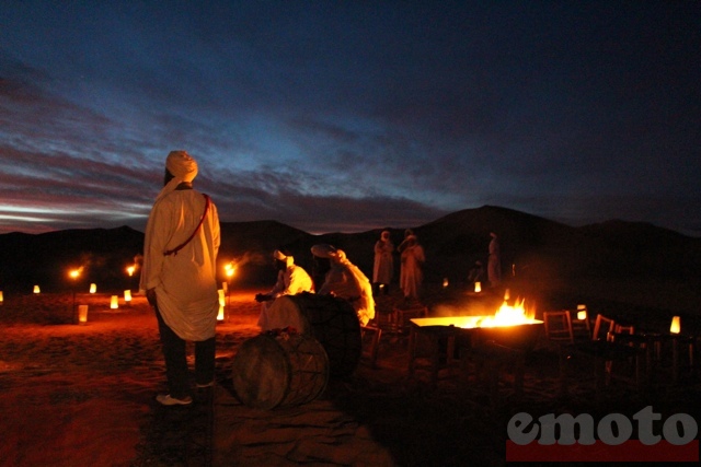 rallye v strom 2014 j3 ait ben haddou merzouga veillee feu de camp au bivouac