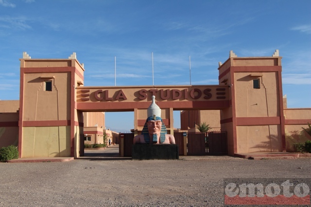 rallye v strom 2014 j6 ouarzazate l entree des studios de cinema