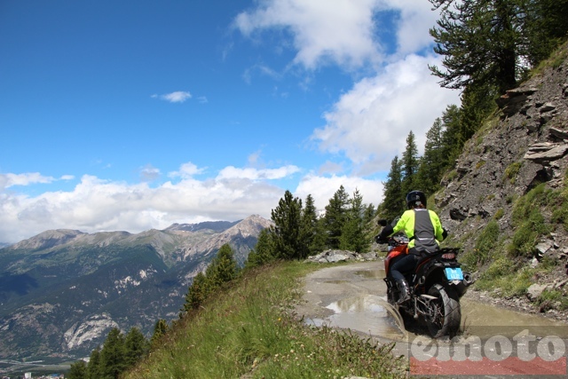 col de l assietta on change de versant dans les sapins