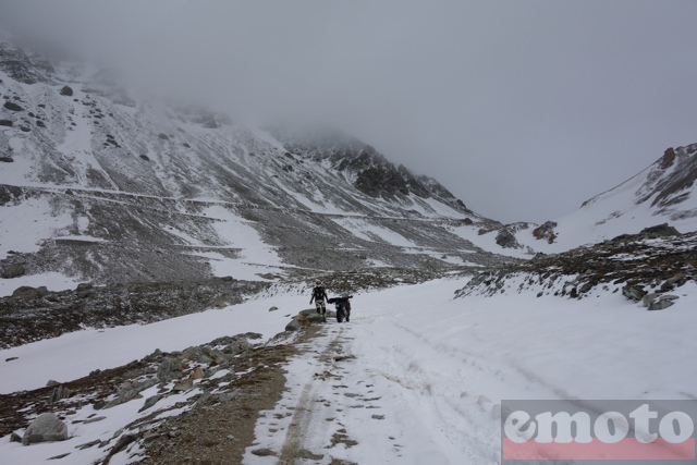 col du sommeiller impraticable avec la neige