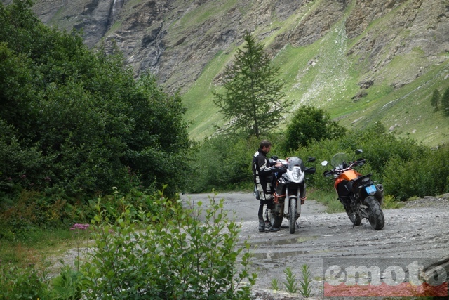 col du sommeiller le depart juste apres le lac