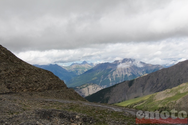 col du parpaillon de l autre cote le temps est plus clair