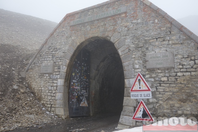 col du parpaillon entree du tunnel