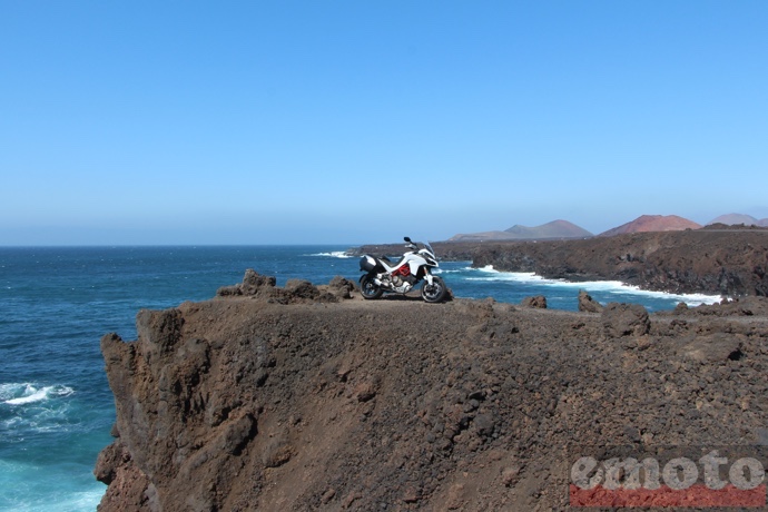 lanzarote vue imprenable pour notre ducati multistrada 1200 s dvt