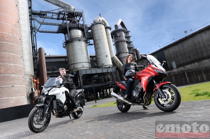 depart des hauts fourneaux de esch sur alzette avec nos honda crosstourer 1200 dct et honda cbf 1000 f pour visiter le luxembourg a moto depart des hauts fourneaux de esch sur alzette avec nos honda crosstourer 1200 dct et honda cbf 1000 f pour visiter le luxembourg a moto