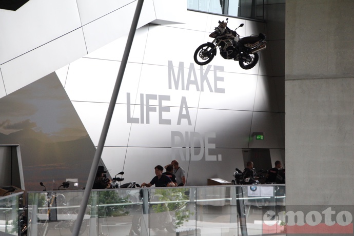 petit espace moto au bmw welt