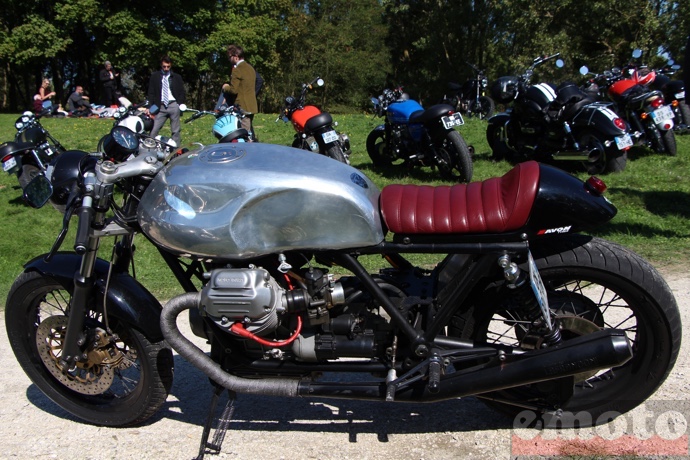 moto guzzi cafe racer grandement modifi e