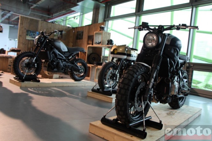 bike shed paris 2016 stand yamaha yard built