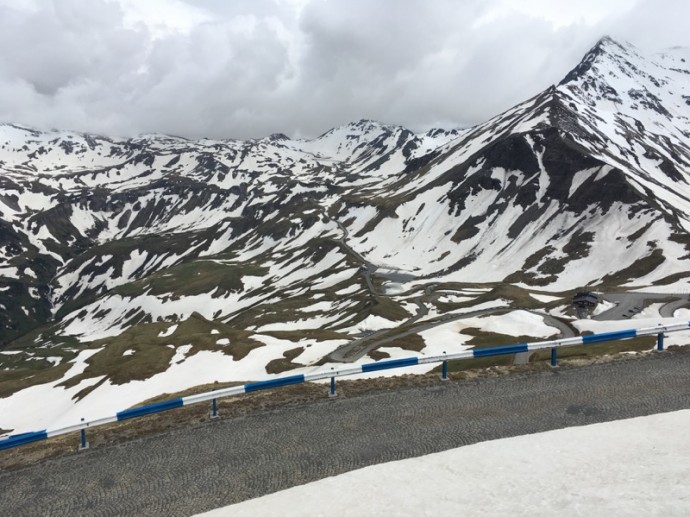 route du grossglockner vue depuis le edeilweisspitze