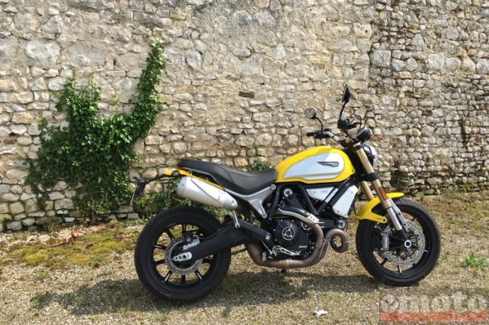 le lierre offre un dab au ducati scrambler 1100