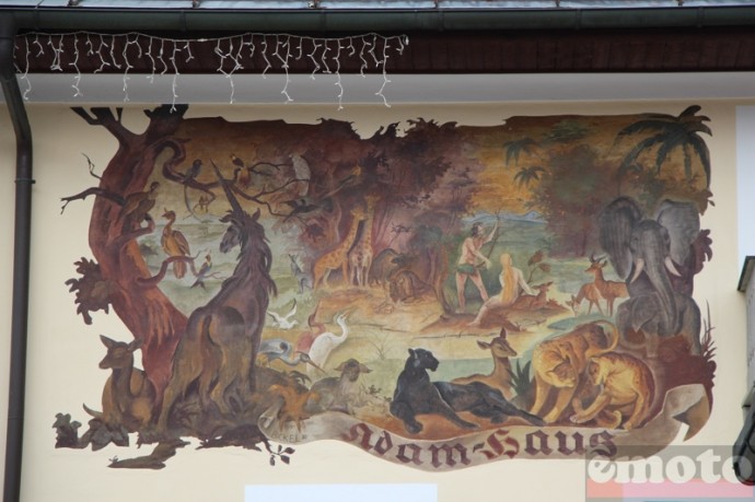 facade peinte a garmisch partenkirchen
