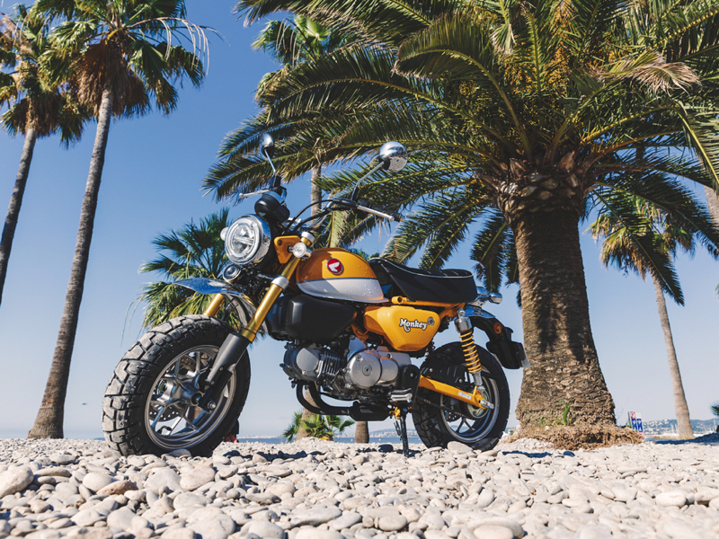 Essai Honda Monkey 125 2018 par Jean-Michel Lainé Essai Honda Monkey 125 2018 par Jean-Michel Lainé