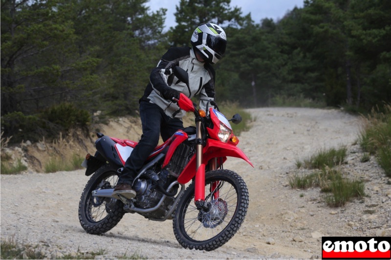 les suspensions s enfoncent bien quand on est sur la crf300