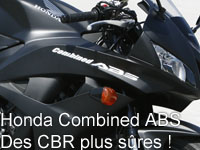 Test freinage Honda Combined ABS