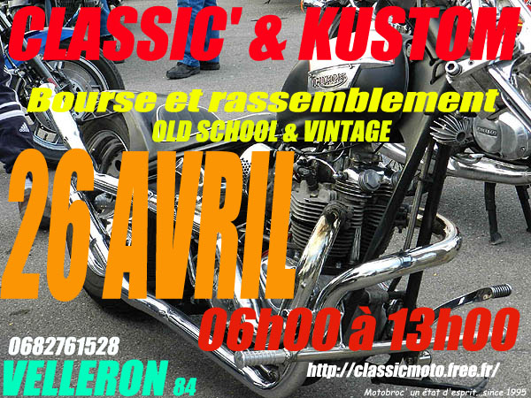 kustom le 26 avril a velleron 84