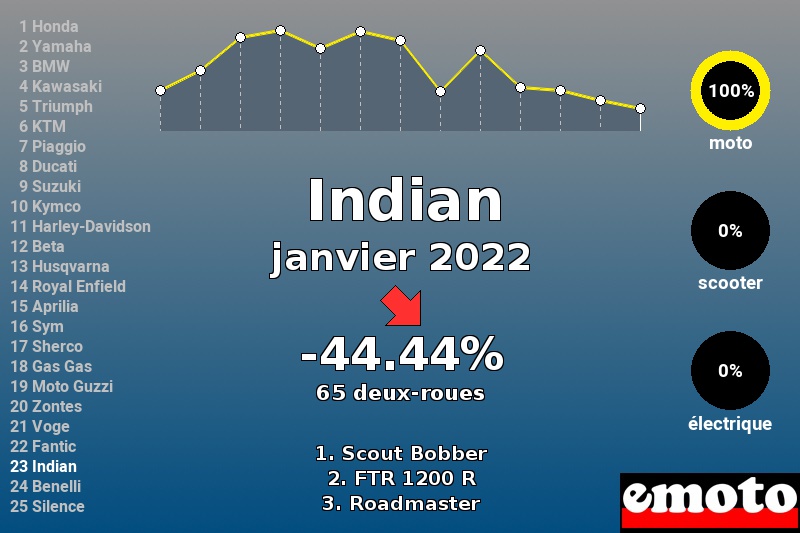 Immatriculations Indian en France en janvier 2022 Immatriculations Indian en France en janvier 2022