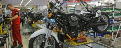 Vidéo visite de l'usine Moto Guzzi à Mandello