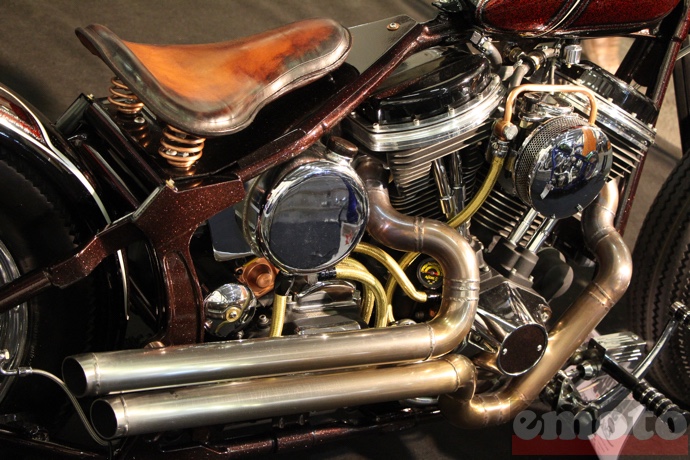 custom contest harley davidson dans les tonalites brunes et cuivrees custom contest harley davidson dans les tonalites brunes et cuivrees