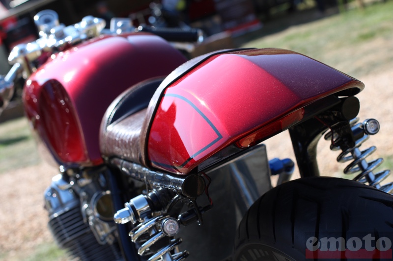 honda cb750 zoom sur ce cafe racer