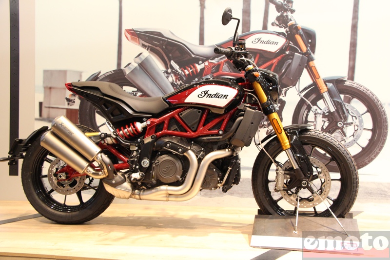 indian ftr 1200 s race replica avec son akrapovic