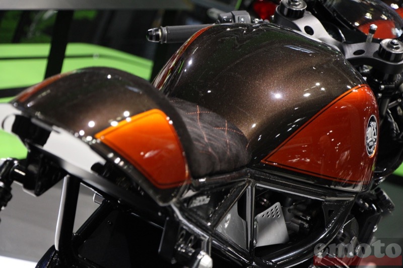 Cafe Racer Kawasaki Z900RS par MRS au mondial