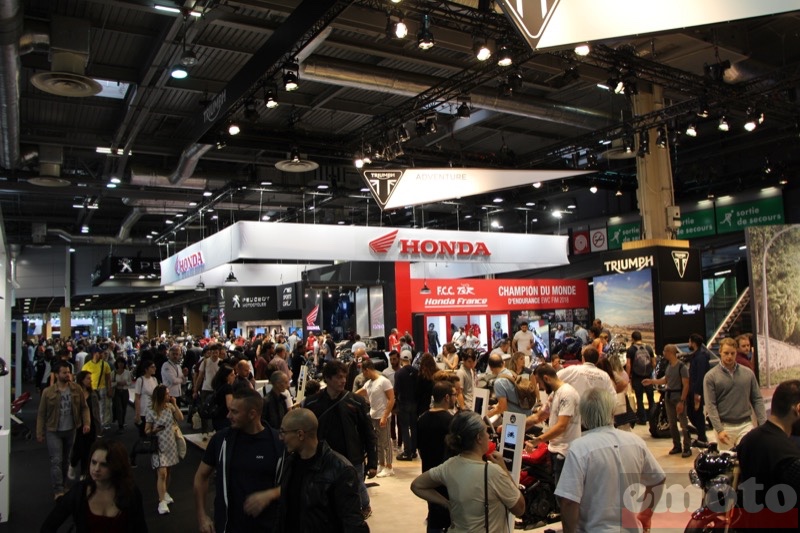 mondial de la moto stand honda