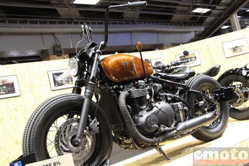 bonneville bobber 1200 customise par triumph lyon