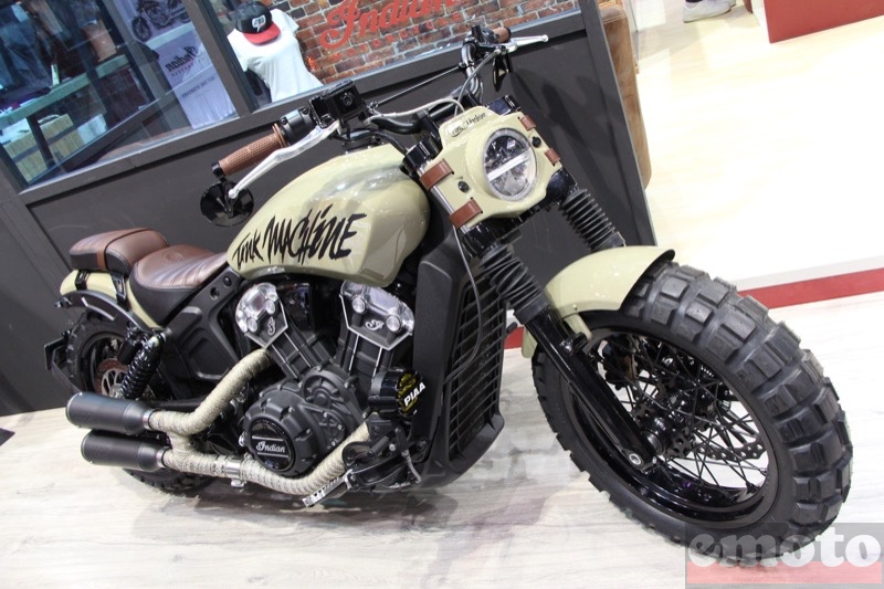 indian scout bobber tank machine