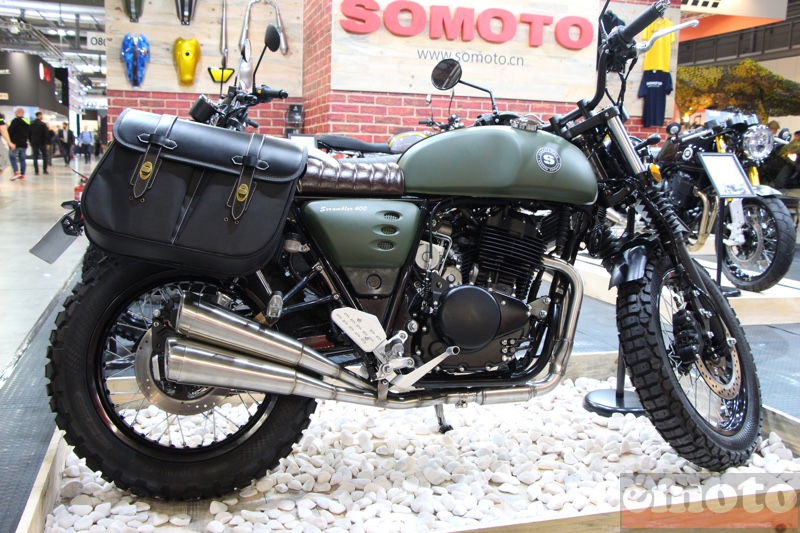 somoto scrambler 400 avec le monocylindre