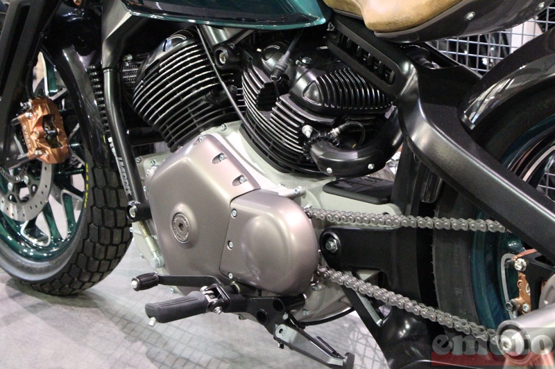 moteur vtwin de la royal enfield kx concept 838