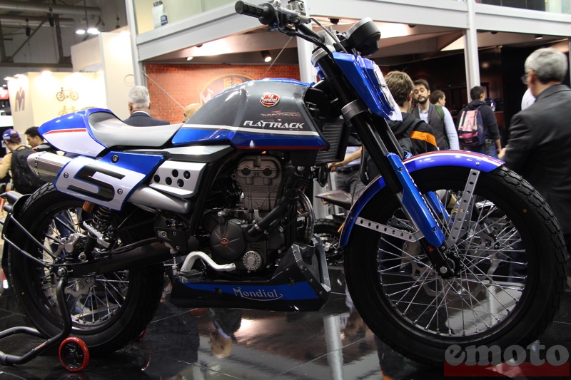 fb mondial flat track sur la base d une hps 125