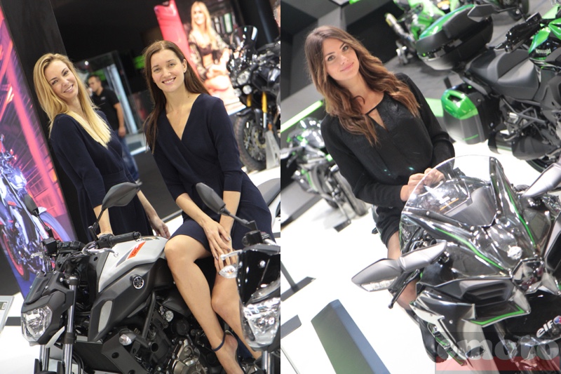 Les hôtesses du Mondial de la Moto 2018 à Paris