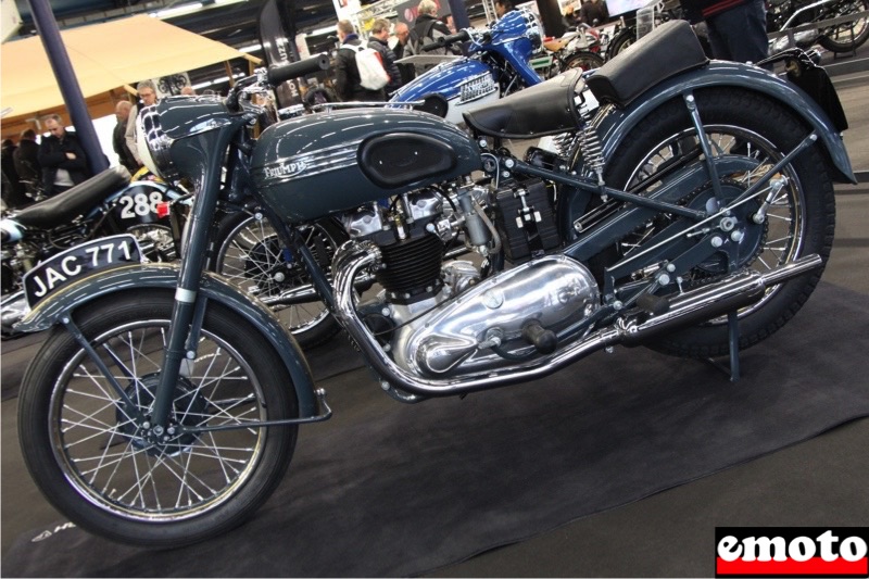 triumph thunderbird preserie 500 miles de montlhery de 1949 triumph thunderbird preserie 500 miles de montlhery de 1949