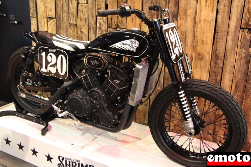 indian scout sixty shrimp by anvil motociclette en hommage a albert burns