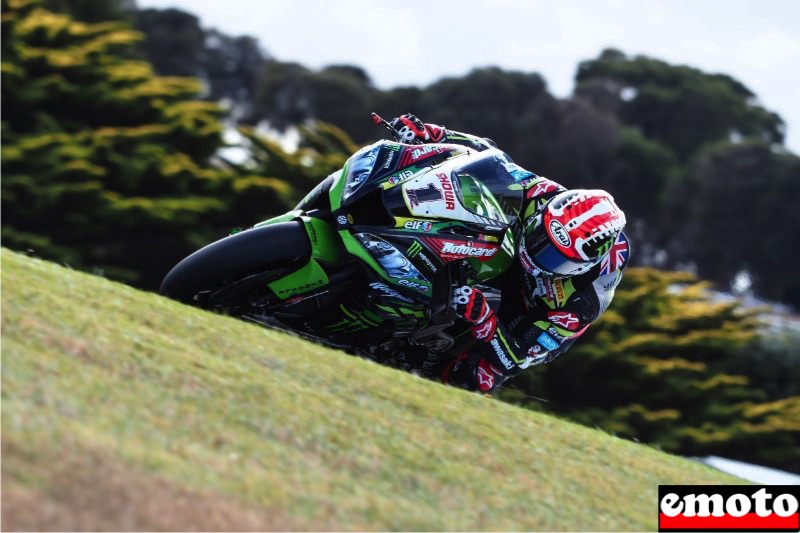 jonathan rea champion du monde en titre 2018 sur kawasaki