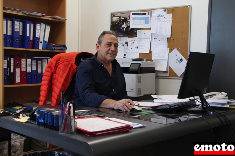 Jean-Luc Nicolas, patron passionné de Moto Virus, jean luc nicolas patron de moto virus a lyon et veritable passionne de moto