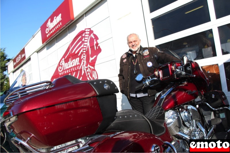 Rencontre Indian91 : Jean-Jacques et sa Roadmaster, jean jacques anime le imrg de indian 91 au guidon de sa roadmaster