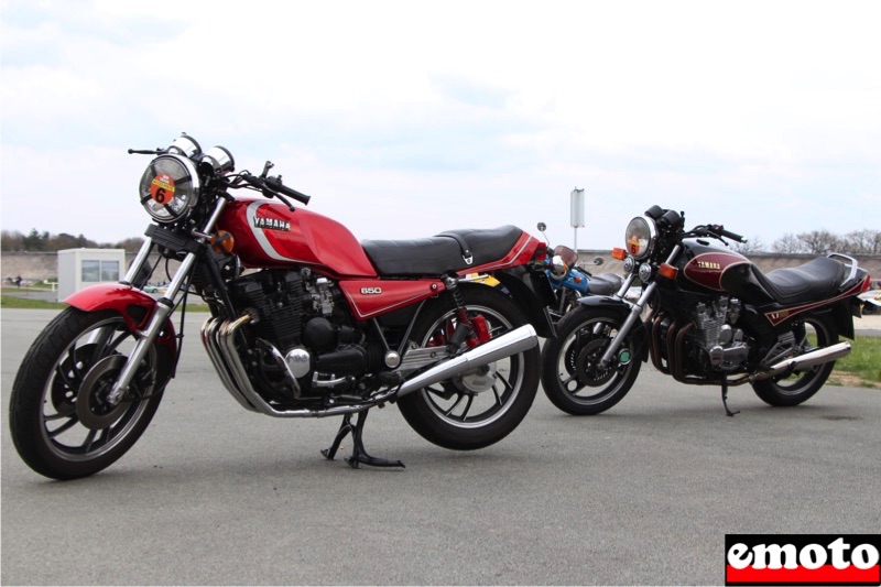 Les Yamaha XJ900 YICS et XJ650 de Pascal et Alice, yamaha xj650 et xj900 sur le youngtimers festival