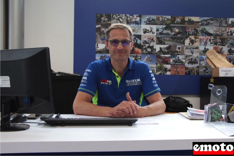 christian travaille dans la moto depuis toujours et suzuki depuis longtemps christian travaille dans la moto depuis toujours et suzuki depuis longtemps
