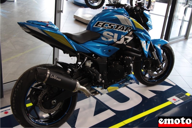 suzuki gsxs motogp alex rins avec le pot leovince