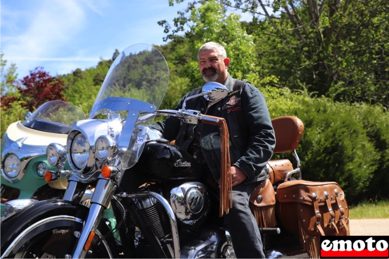 Rencontre Indian avec Bob et sa Chief Vintage, bob et son indian chief vintage