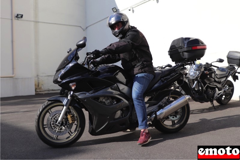 Rencontre National Motos : Thierry avec sa CBF1000, thierry et sa honda cbf1000