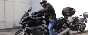 Rencontre National Motos : Thierry avec sa CBF1000