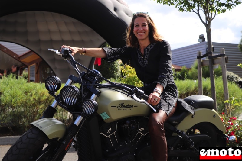 Rencontre Indian avec Audrey et sa Scout Sixty, audrey au guidon de sa nouvelle indian scout sixty a2 Rencontre Indian avec Audrey et sa Scout Sixty, audrey au guidon de sa nouvelle indian scout sixty a2