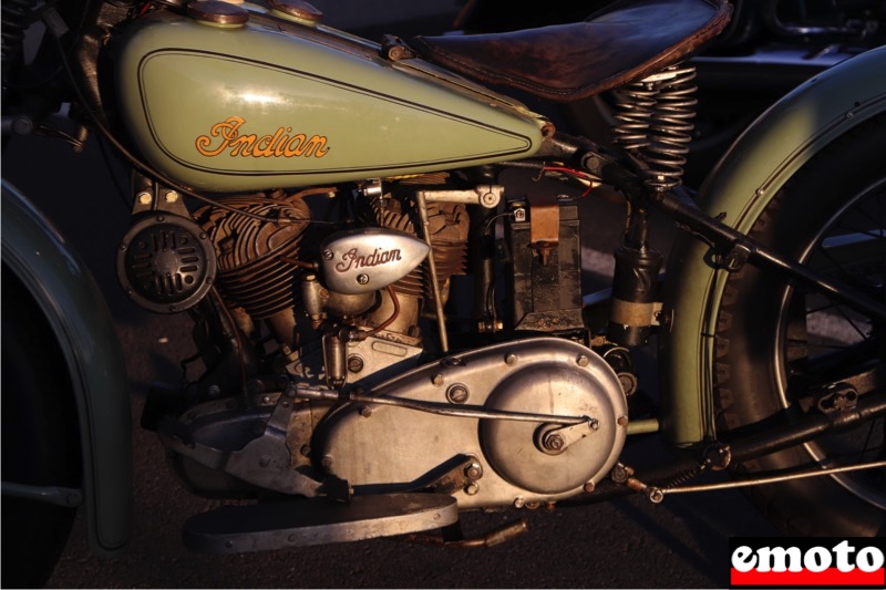 Indian Scout 741B à la concentre de Riom, indian 741b de 1942 Indian Scout 741B à la concentre de Riom, indian 741b de 1942